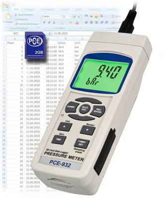 PCE-932 PCE Instruments Zug, Druck und Kraft Messgeräte Bild 1