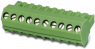 Buchsenleiste, 13-polig, RM 5 mm, abgewinkelt, grün, 1768862