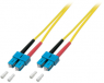 Duplex-Jumper, SC auf SC, 5 m, OS2, Singlemode 9/125 µm