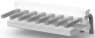 Stiftleiste, 8-polig, RM 3.96 mm, gerade, natur, 640387-8