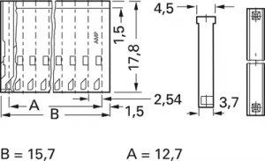 926657-6 AMP PCB Connection Systems