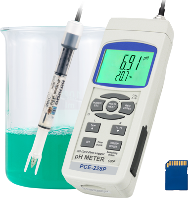 PCE-228P PCE Instruments Conductivity, PH-Meter, Refractometer Image 1