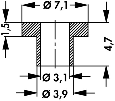 10006834 Fischer Elektronik Isolierbuchsen Bild 2