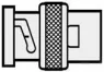 132195-000 Raychem Koaxialsteckverbinder