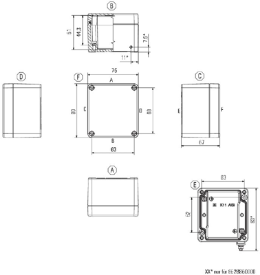 9529130000 Weidmüller General Purpose Enclosures Image 2