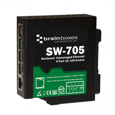 SW-705 BRAINBOXES ETHERNET-Switches Bild 1