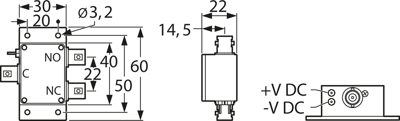 TVR-5021 Koaxialrelais