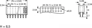 215309-2 AMP PCB Connection Systems