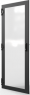 Varistar CP Glastür mit 1-Punkt-Verriegelung, RAL7021, 38 HE, 1800H, 800B