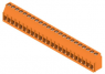 Leiterplattenklemme, 23-polig, RM 5.08 mm, 0,08-6,0 mm², 20 A, Zugbügel, orange, 1002040000
