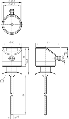 TD2863 IFM electronic Temperaturfühler und Temperaturindikatoren