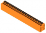 Leiterplattenklemme, 24-polig, RM 5 mm, 0,12-2,5 mm², 20 A, Federklemmanschluss, orange, 1330420000