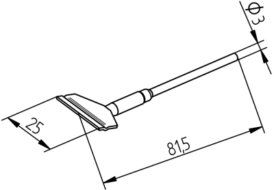 0452FDLF250 Ersa Lötspitzen, Entlötspitzen und Heißluftdüsen Bild 2