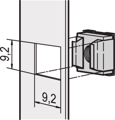 21100-001 SCHROFF Muttern, Scheiben, Ringe