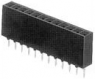 Buchsenleiste, 8-polig, RM 2.54 mm, gerade, schwarz, 829265-8