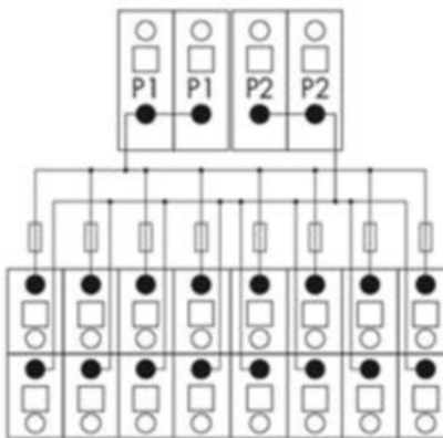 830-800/000-319 WAGO Übergabebausteine für Tragschienen Bild 2