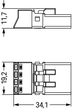 890-254 WAGO Gerätesteckverbinder Bild 4