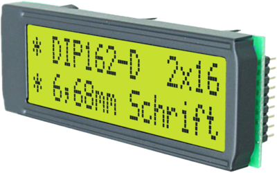 EA DIP162-DHNLED DISPLAY VISIONS LCD-Module