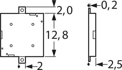 BPE1305S-02A GREWUS Akustische Signalgeber Bild 2