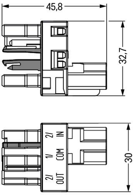 770-974/076-000 WAGO Gerätesteckverbinder Bild 3