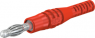 4 mm Stecker, Lötanschluss, 2,5 mm², rot, 64.9294-22