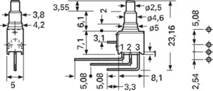 TP33WW08000 APEM Pushbutton Switches