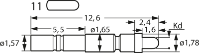 F62011S120L075 Feinmetall Prüfstifte