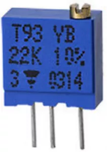 T93YB 1K0 10% Vishay Trimmpotentiometer