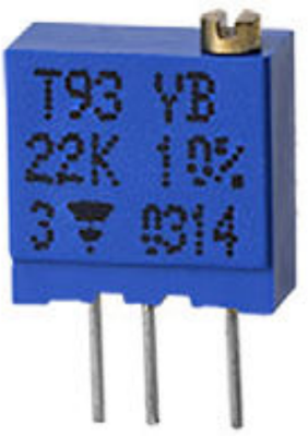 T93XA 1K0 10% Vishay Trimmpotentiometer Bild 1