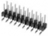 Stiftleiste, 14-polig, RM 2.54 mm, gerade, schwarz, 147279-3