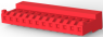 Buchsengehäuse, 12-polig, RM 3.96 mm, gerade, rot, 4-643819-2