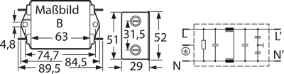 B84112G0000B116 TDK (EPCOS) Interference suppression filter Image 2