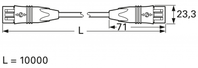 NKE6S-1 Neutrik Patch Cables, Telephone Cables Image 2