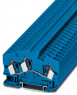 Durchgangsklemme, Federzuganschluss, 0,2-10 mm², 3-polig, 41 A, 8 kV, blau, 3038163
