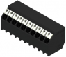 Leiterplattenklemme, 10-polig, RM 3.5 mm, 0,13-1,5 mm², 12 A, Federklemmanschluss, schwarz, 1887680000