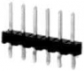 Stiftleiste, 8-polig, RM 2.54 mm, gerade, schwarz, 104344-6