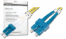 LWL-Patchkabel, LC auf SC, 10 m, OS2, Singlemode 9/125 µm