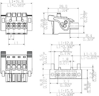 1980950000 Weidmüller PCB Connection Systems Image 3