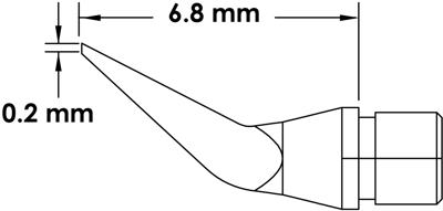 MFT-6CNB6802 METCAL Lötspitzen, Entlötspitzen und Heißluftdüsen Bild 3