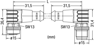 756-5404/030-020 WAGO Sensor-Aktor Kabel Bild 2