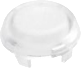 Kappe, rund, Ø 9.6 mm, (H) 3.1 mm, transparent, für Kurzhubtaster Multimec 5G, 1JS11