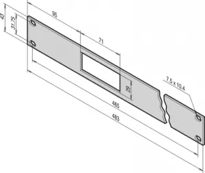 30118-315 SCHROFF Gehäusezubehör