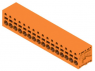 Leiterplattenklemme, 16-polig, RM 5.08 mm, 0,12-2,5 mm², 20 A, Federklemmanschluss, orange, 1331130000