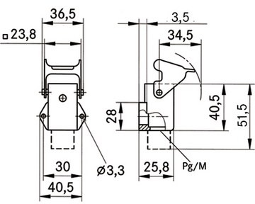 19515200 LAPP Housings for HDC Connectors Image 2