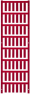 Polyamid Kabelmarkierer, beschriftbar, (B x H) 21 x 5.7 mm, max. Bündel-Ø 6 mm, rot, 1919070000