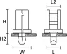 152-51059 HellermannTyton Cable Holders