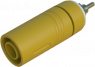 4 mm Buchse, Lötanschluss, Einbau-Ø 11 mm, CAT II, gelb, SAB 2630 S1,9 AU GE