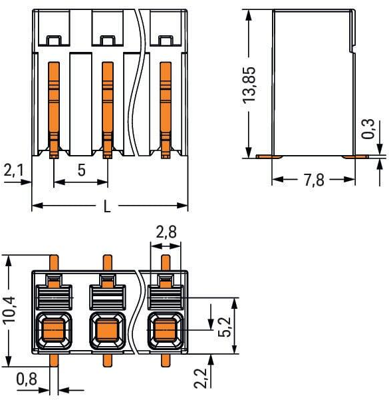 2086-3104/700-650/997-605 WAGO PCB Terminal Blocks Image 5