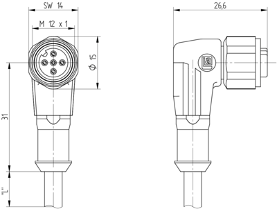 16071 Lumberg Automation Sensor-Aktor Kabel Bild 2