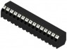 Leiterplattenklemme, 15-polig, RM 5 mm, 0,13-1,5 mm², 12 A, Federklemmanschluss, schwarz, 1884710000